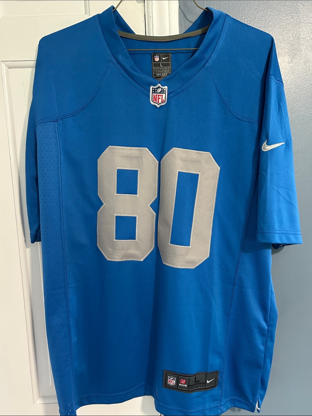 Desmond Howard - Nike Men’s Royal Blue Football Jersey #80 with White Numbers
